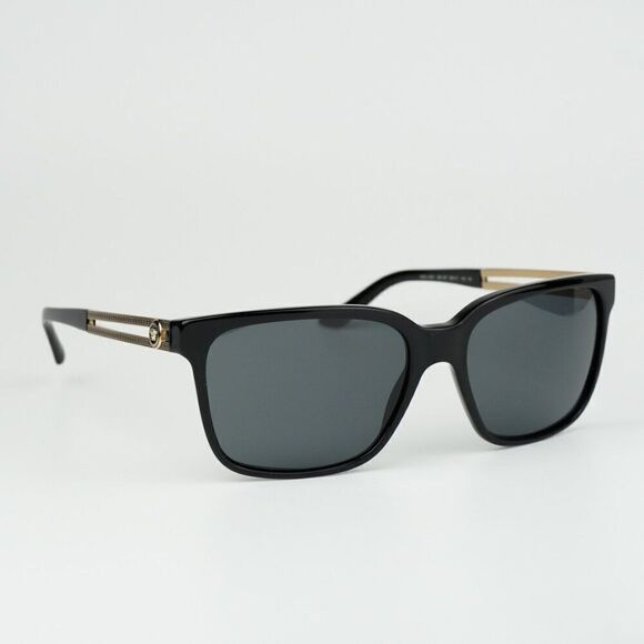 NEW Versace VE4307 GB1/87 Black Grey Square Unisex Sunglasses VE 4307 main image 2